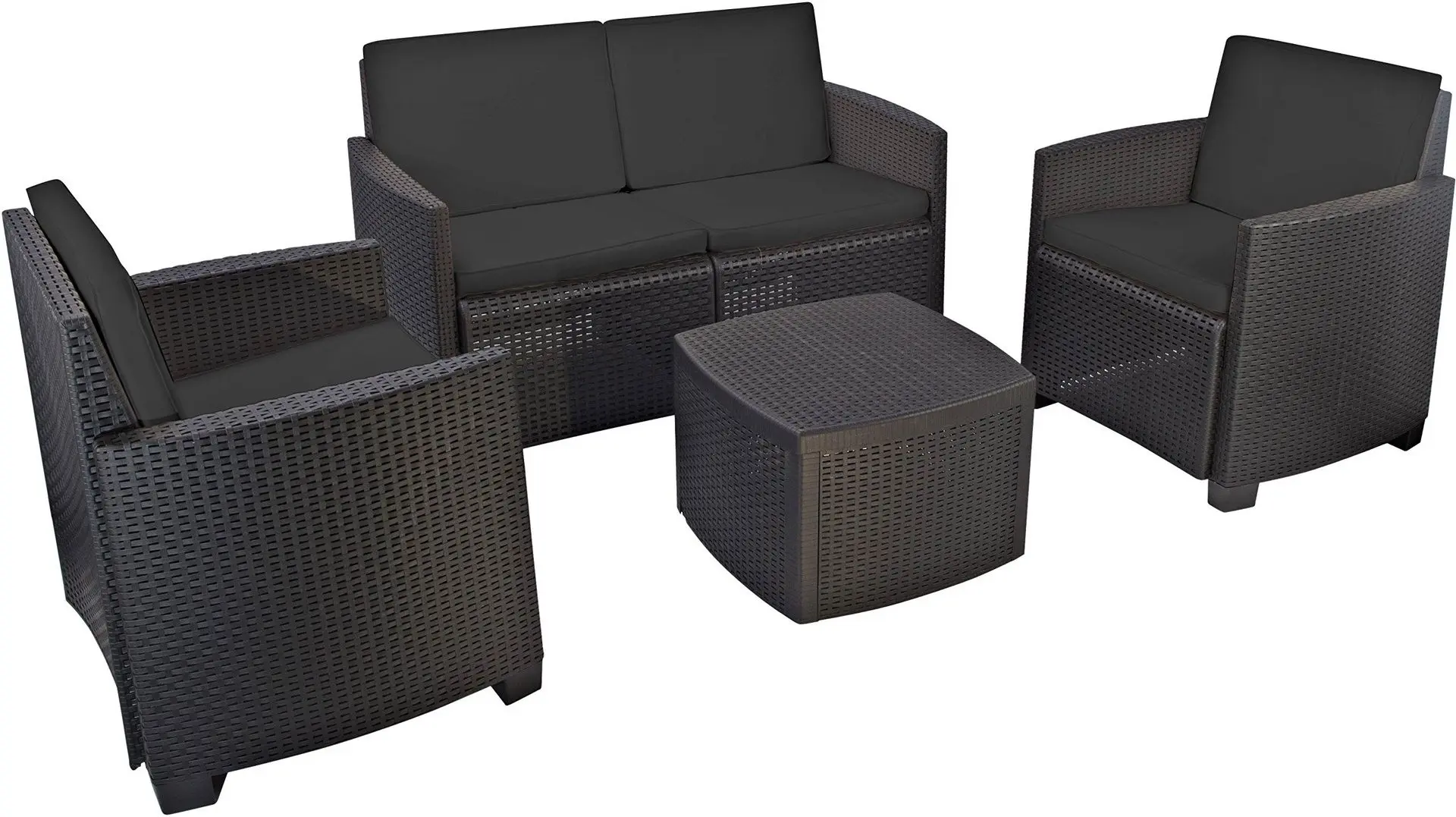 Set mobilier de gradina Progarden Etna (Antracite)