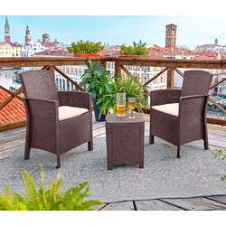 Set mobilier de gradina Bica Lido 9121.3 (Brown)