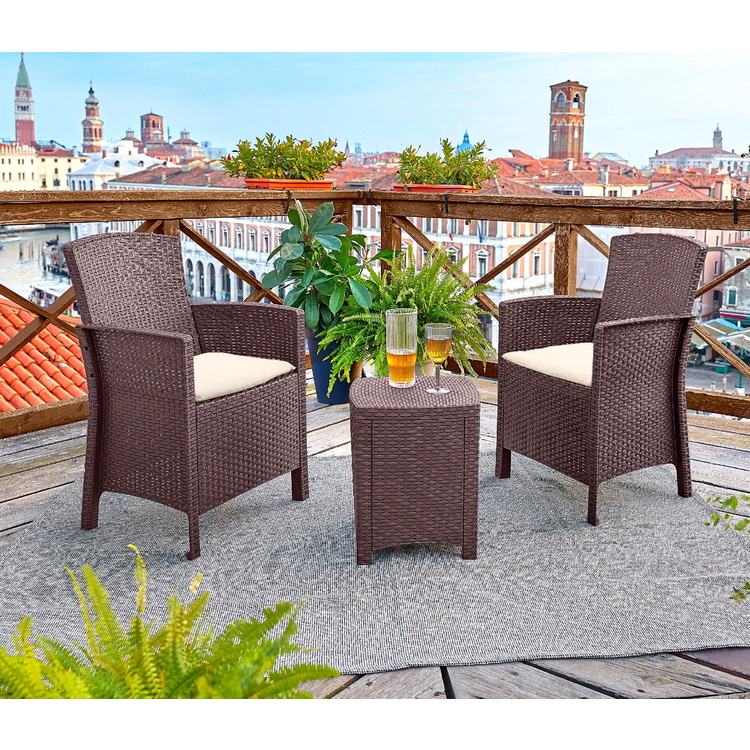 Set mobilier de gradina Bica Lido 9121.3 (Brown)