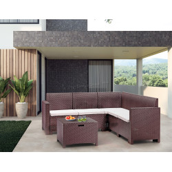 Set mobilier de gradina Bica Nebraska Corner (Brown)