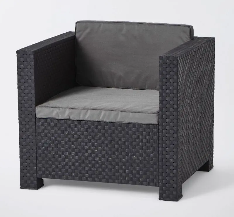 Комплект садовой мебели Blooma Diva (Gray/Black) - 7