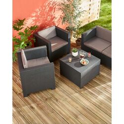 Комплект садовой мебели Blooma Diva (Gray/Black) Thumb