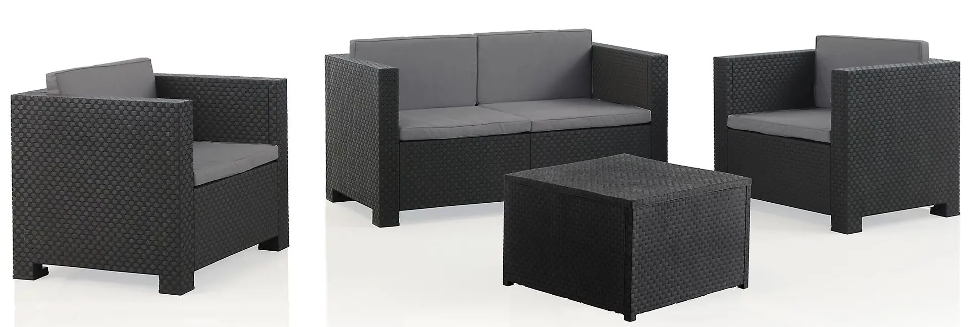 Комплект садовой мебели Blooma Diva (Gray/Black)