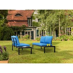 Садовый диван Blumfeldt Cartagena (Black/Blue) Thumb