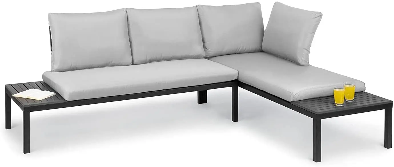 Набор садовых диванов Blumfeldt Cartagena (Black/Grey)