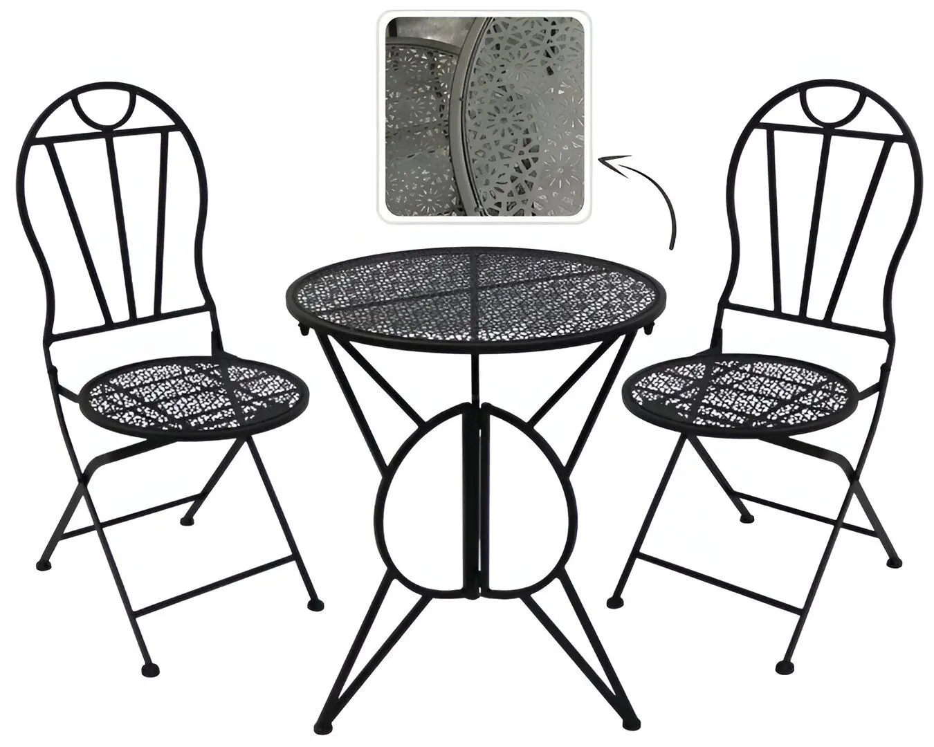 Комплект садовой мебели Chomik GOM8244 (Black)