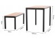 Set mobilier de gradina Chomik MEB0858 (Brown/Black)