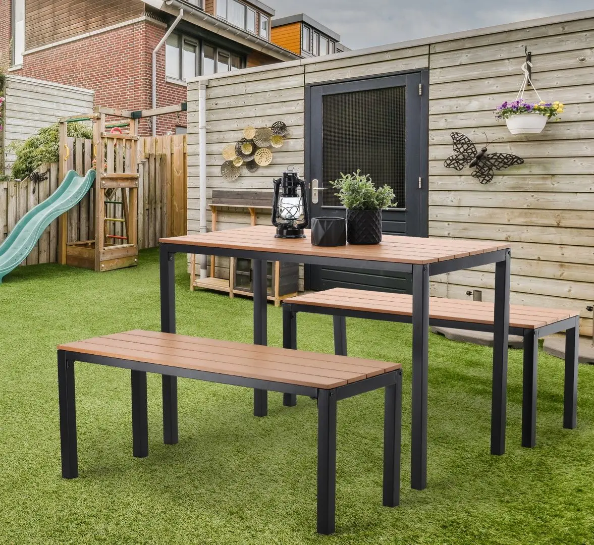 Set mobilier de gradina Chomik MEB0858 (Brown/Black)