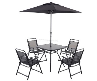 Set mobilier de gradina Clihome Bahama 5 (Black)