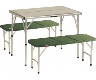 Set mobilier de gradina Coleman Pack-Away (Green/Grey)