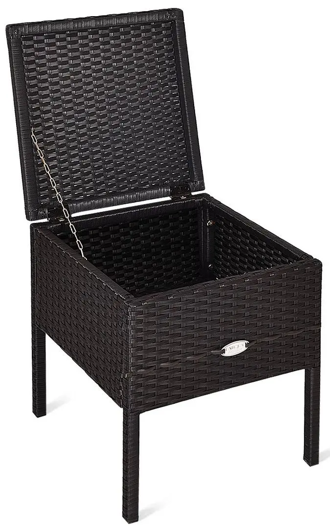 Комплект садовой мебели Costway HW63757WH (Black/White)