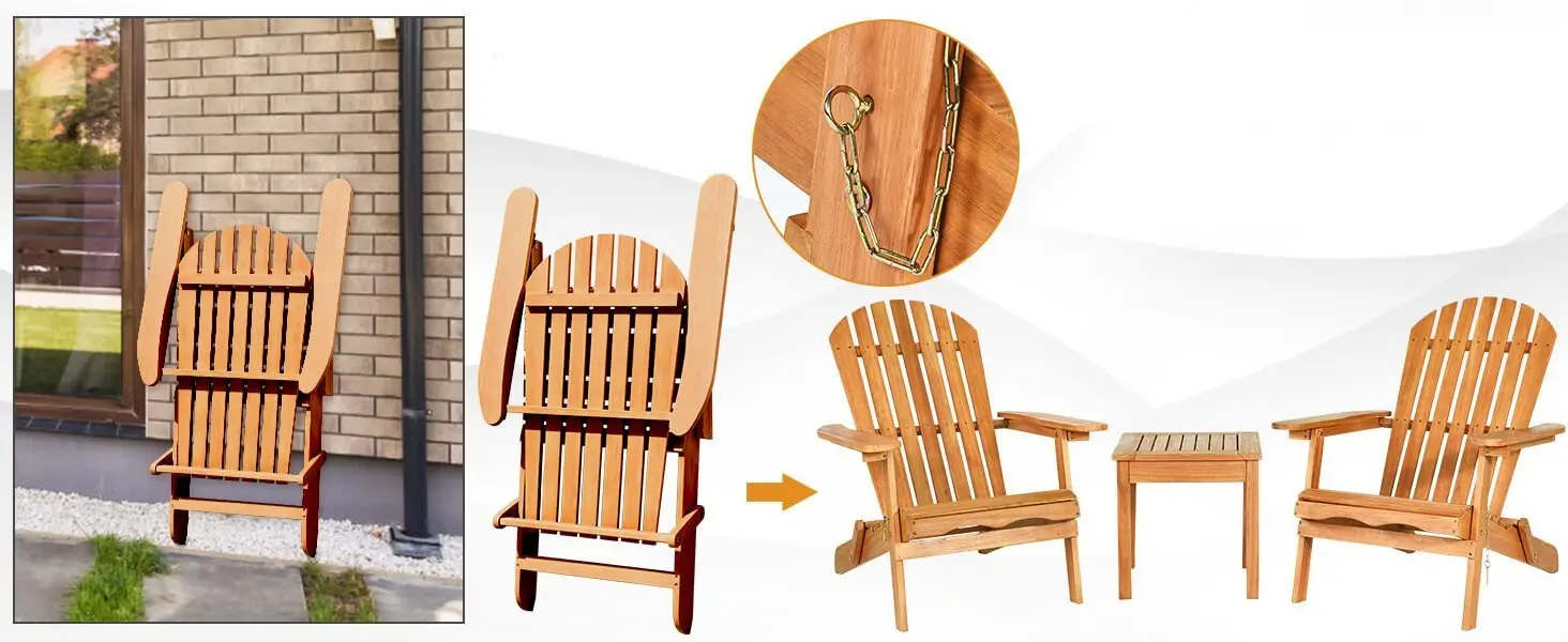 Комплект садовой мебели Costway HW63880 (Natural) - 2