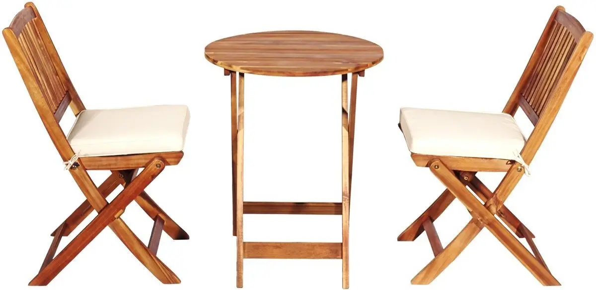 Set mobilier de gradina Costway HW65875CR (Natural/Cream)