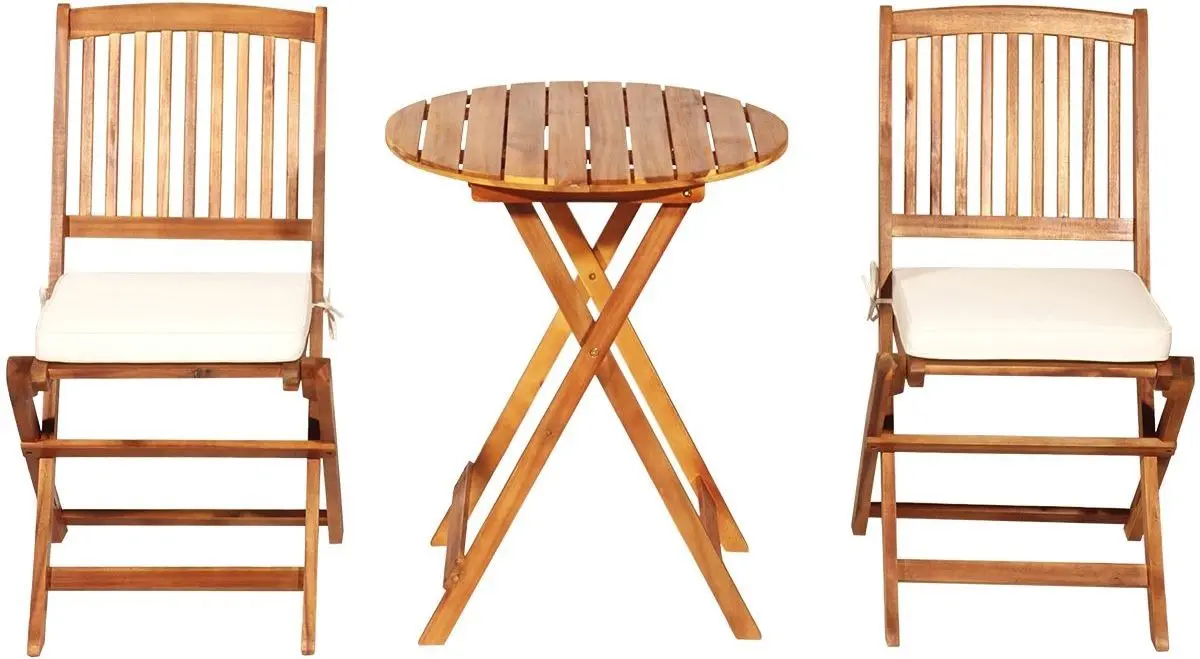 Set mobilier de gradina Costway HW65875CR (Natural/Cream)