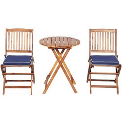 Комплект садовой мебели Costway HW65875NY (Natural/Blue) Thumb