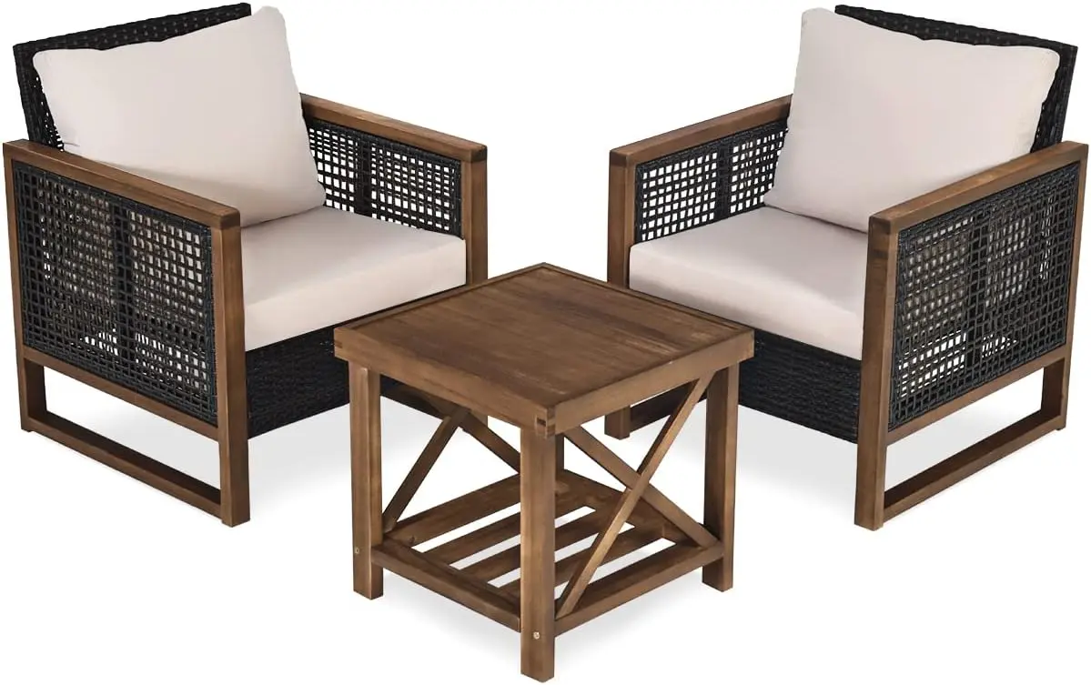 Комплект садовой мебели Costway HW70703BN (Brown) - 2