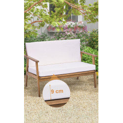 Комплект садовой мебели Costway HW71513WH (White/Natural) Thumb