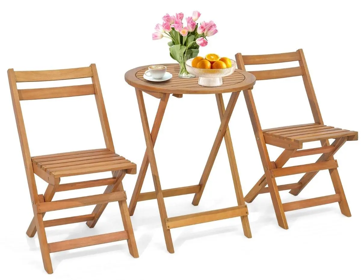 Set mobilier de gradina Costway HW71590 (Natual)