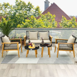 Set mobilier de gradina Costway HW71619BN (Brown) Thumb