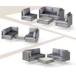 Комплект садовой мебели Costway HW74068GR (Grey) Thumb