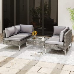 Комплект садовой мебели Costway HW74068GR (Grey) Thumb