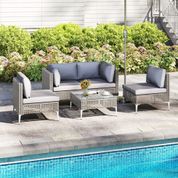 Комплект садовой мебели Costway HW74068GR (Grey) Thumb