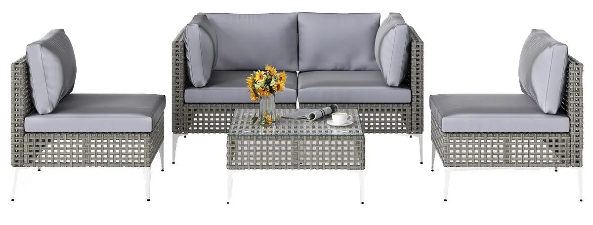 Комплект садовой мебели Costway HW74068GR (Grey) - 5