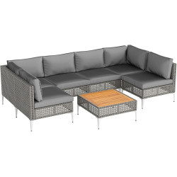 Комплект садовой мебели Costway HW74070GR (Grey) Thumb