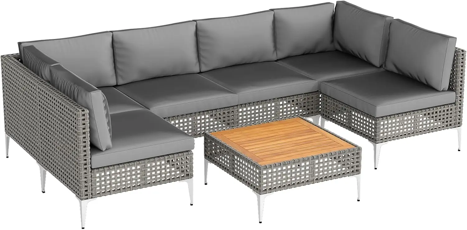 Комплект садовой мебели Costway HW74070GR (Grey) - 2