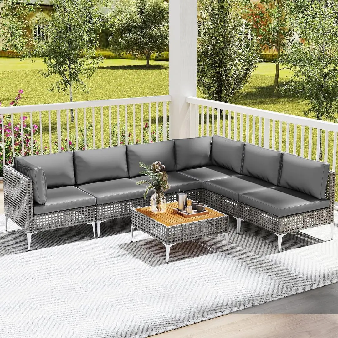 Комплект садовой мебели Costway HW74070GR (Grey)