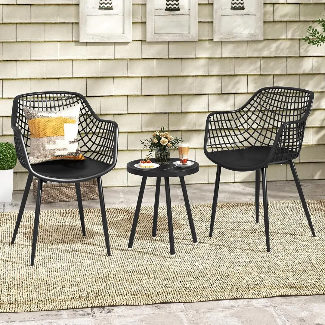 Комплект садовой мебели Costway JV11359DK (Black)