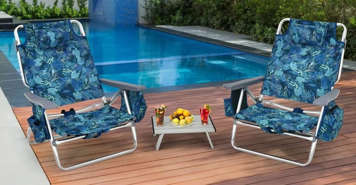 Комплект садовой мебели Costway NP10020PT (Blue)