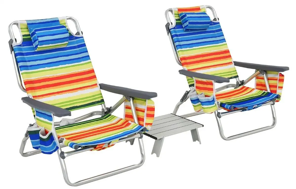 Set mobilier de gradina Costway NP10020YE (Blue/Yellow) - 2