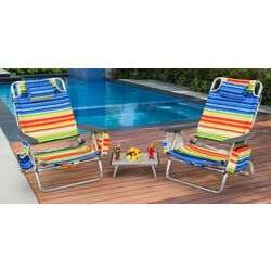 Set mobilier de gradina Costway NP10020YE (Blue/Yellow)
