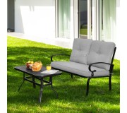 Set mobilier de gradina Costway NP10179GR (Black/Grey)