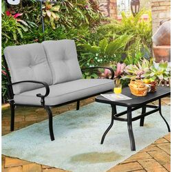 Set mobilier de gradina Costway NP10179GR (Black/Grey) Thumb