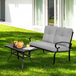 Set mobilier de gradina Costway NP10179GR (Black/Grey)