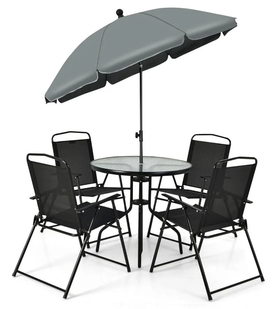 Set mobilier de gradina Costway NP10472DK (Black)