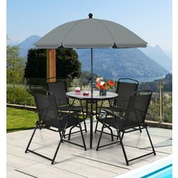 Set mobilier de gradina Costway NP10472DK (Black)