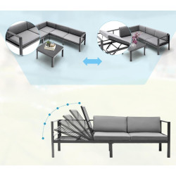 Set mobilier de gradina Costway NP10603GR (Grey) Thumb