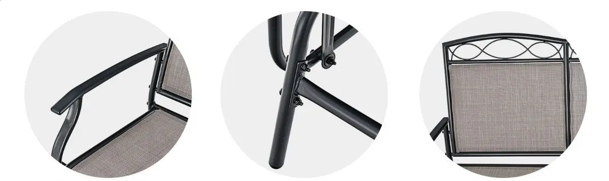 Set mobilier de gradina Costway NP10952BN-1 (Brown/Black)