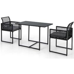 Set mobilier de gradina Costway NP11050DK (Black/Grey) Thumb