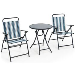 Комплект садовой мебели Costway NP11215 (Black/Blue) Thumb