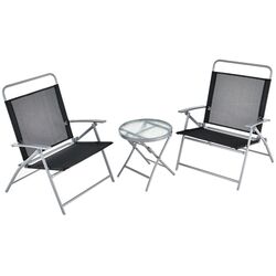 Set mobilier de gradina Costway NP11216 (Black/Silver) Thumb