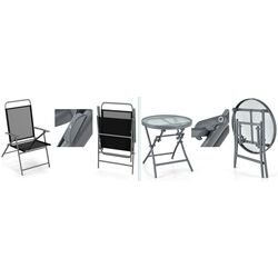 Set mobilier de gradina Costway NP11216 (Black/Silver) Thumb