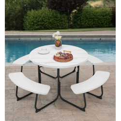 Set mobilier de gradina Costway NP11264WH (White)