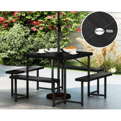 Set mobilier de gradina Costway NP11265BK (Black) Thumb