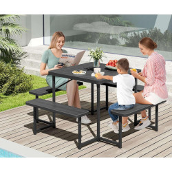 Set mobilier de gradina Costway NP11265BK (Black) Thumb