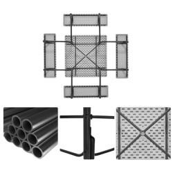 Set mobilier de gradina Costway NP11265GR (Grey) Thumb