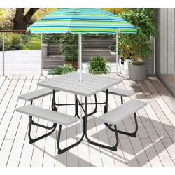 Set mobilier de gradina Costway NP11265GR (Grey) Thumb